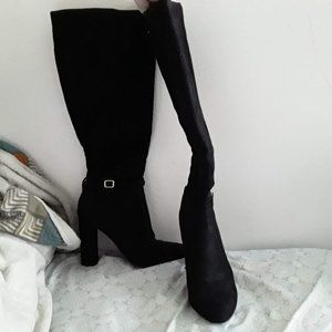 Black tall Forever 21 boots Size 10